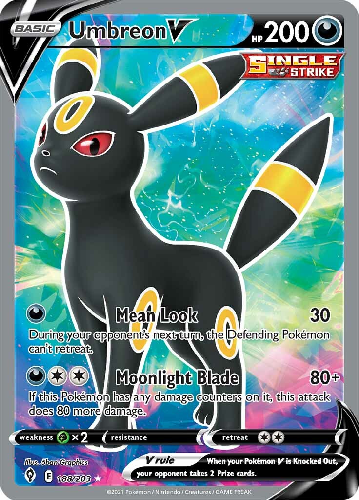 Umbreon V (188/203) [Sword & Shield: Evolving Skies] | Eastridge Sports Cards & Games