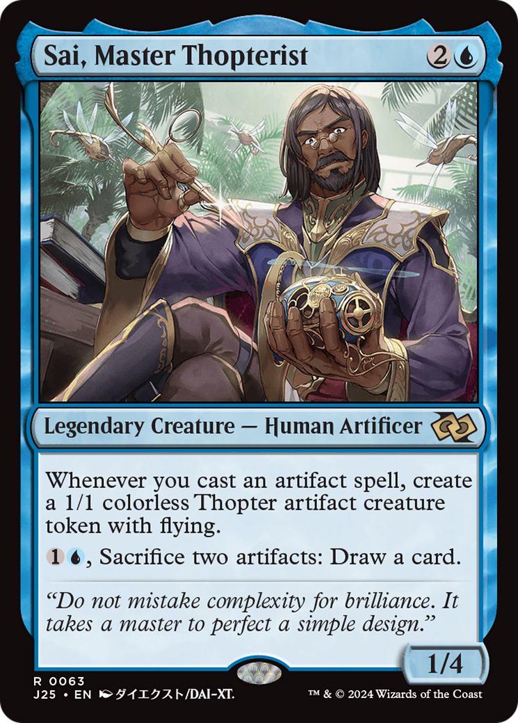 Sai, Master Thopterist (Anime) [Foundations Jumpstart] | Eastridge Sports Cards & Games