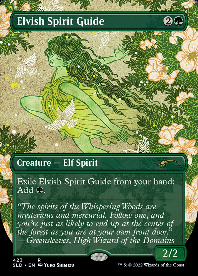 Elvish Spirit Guide (Borderless) [Secret Lair Drop Series] | Eastridge Sports Cards & Games