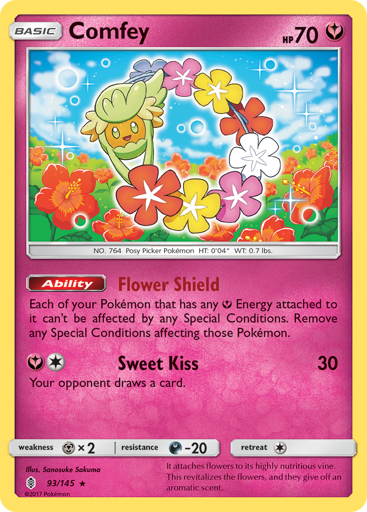 Comfey (93/145) [Sun & Moon: Guardians Rising] | Eastridge Sports Cards & Games