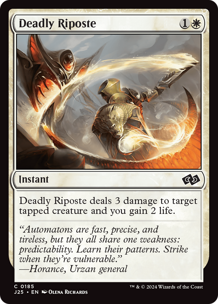Deadly Riposte [Foundations Jumpstart] | Eastridge Sports Cards & Games