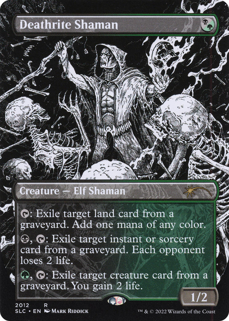 Deathrite Shaman (Borderless) [Secret Lair Countdown Kit] | Eastridge Sports Cards & Games