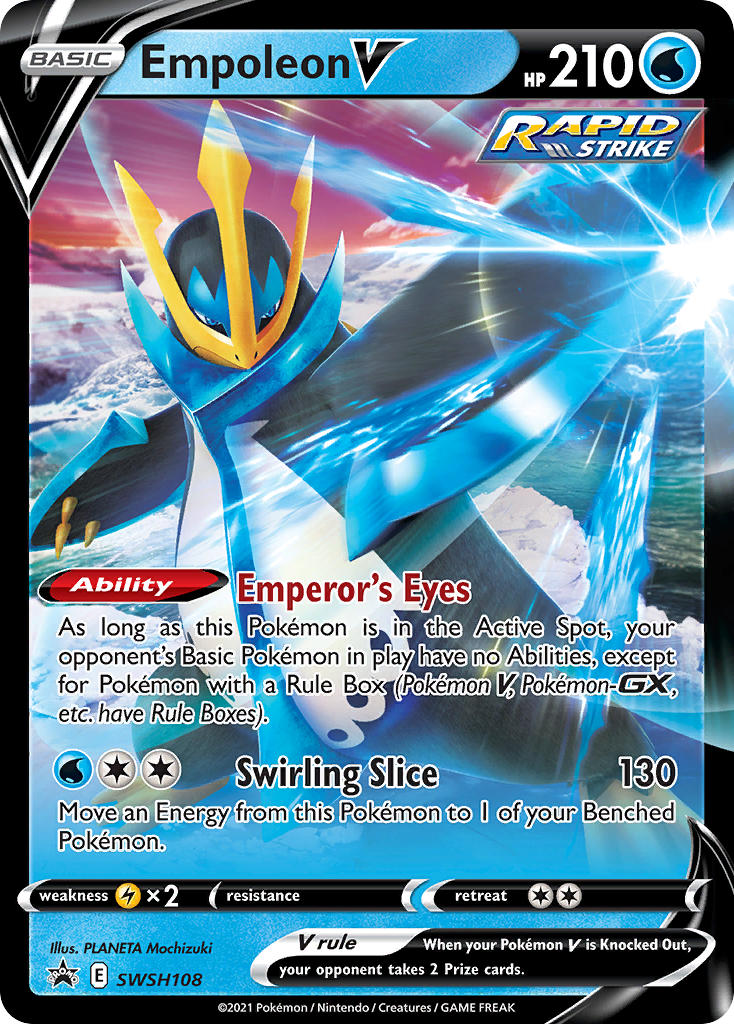 Empoleon V (SWSH108) [Sword & Shield: Black Star Promos] | Eastridge Sports Cards & Games