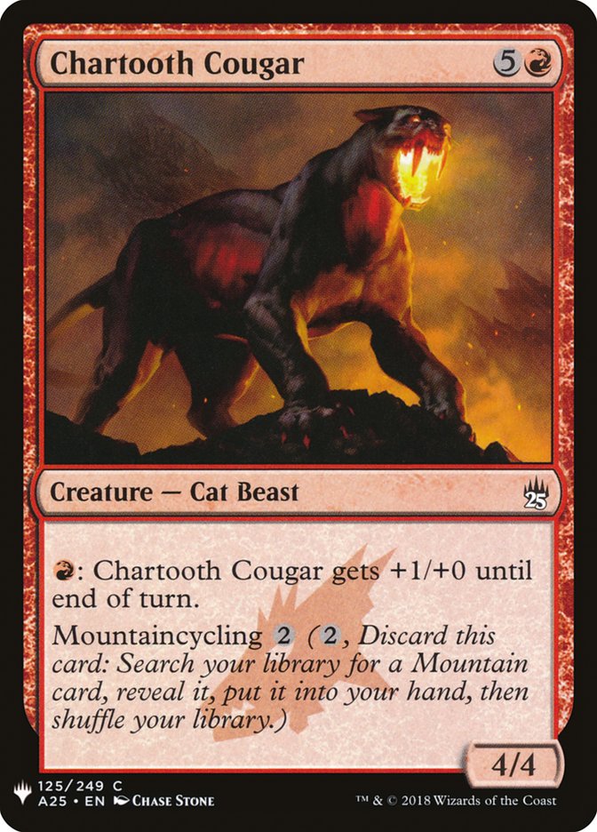 Chartooth Cougar [Mystery Booster] | Eastridge Sports Cards & Games