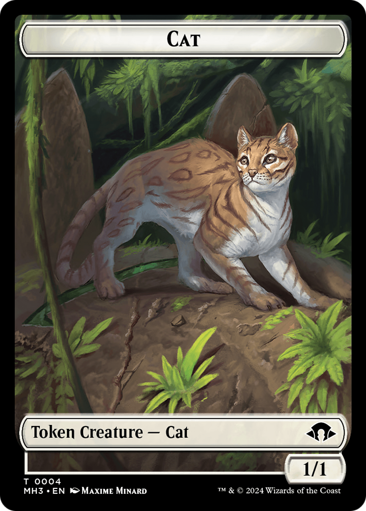 Cat Token [Modern Horizons 3 Tokens] | Eastridge Sports Cards & Games