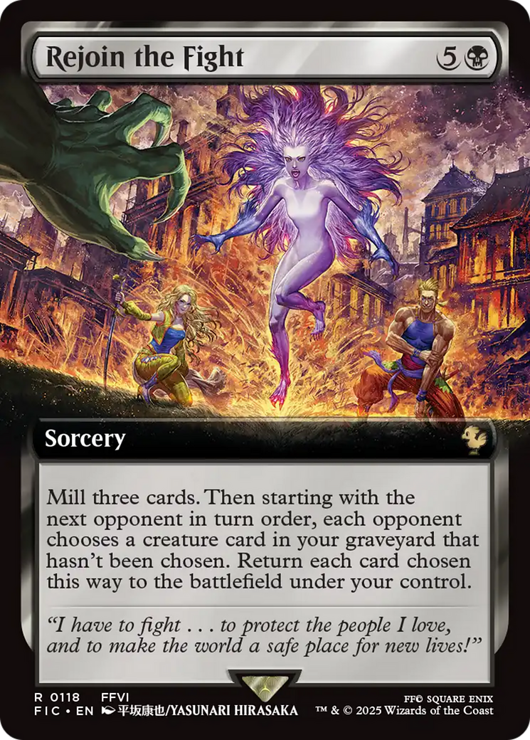 Rejoin the Fight (Extended Art) [FINAL FANTASY Commander] | Eastridge Sports Cards & Games