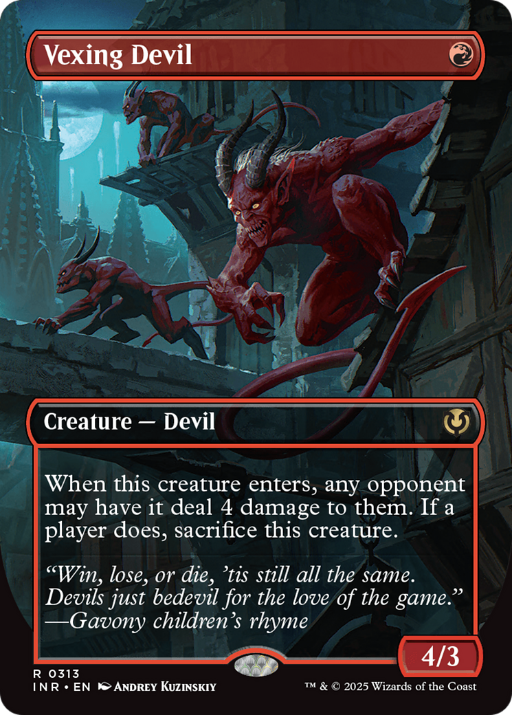 Vexing Devil (Borderless) [Innistrad Remastered] | Eastridge Sports Cards & Games