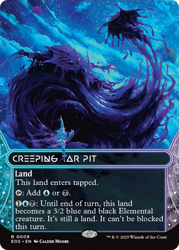 Creeping Tar Pit (0009) (Bordelress) [Edge of Eternities: Stellar Sights] | Eastridge Sports Cards & Games