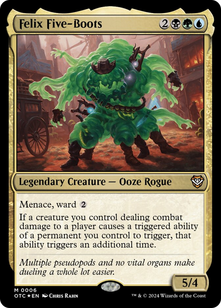 Felix Five-Boots [Outlaws of Thunder Junction Commander] | Eastridge Sports Cards & Games