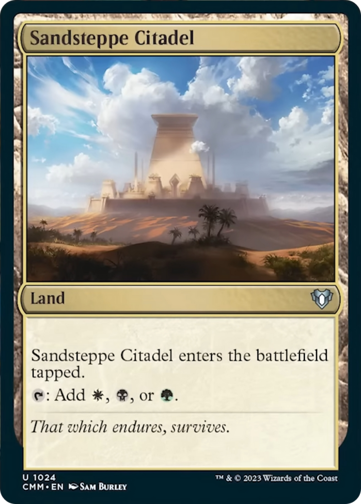 Sandsteppe Citadel [Commander Masters] | Eastridge Sports Cards & Games