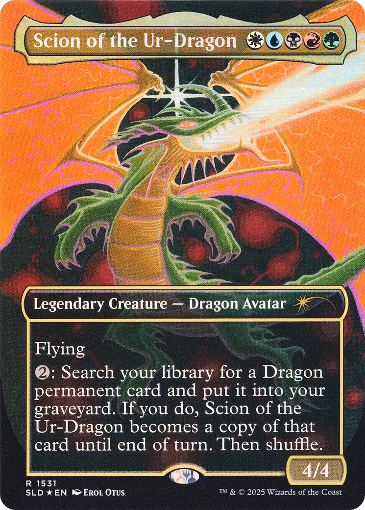 Scion of the Ur-Dragon (Rainbow Foil) [Secret Lair Drop Series] | Eastridge Sports Cards & Games