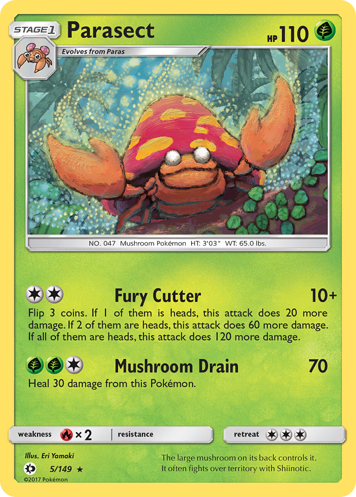 Parasect (5/149) [Sun & Moon: Base Set] | Eastridge Sports Cards & Games