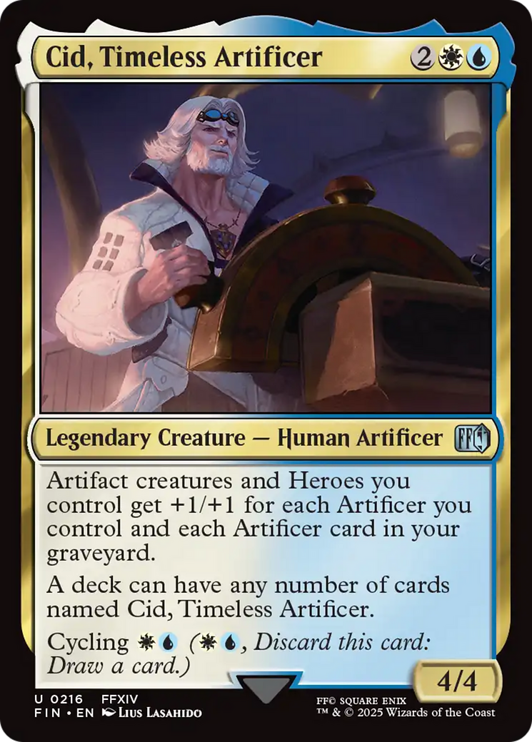 Cid, Timeless Artificer (0216) [FINAL FANTASY] | Eastridge Sports Cards & Games