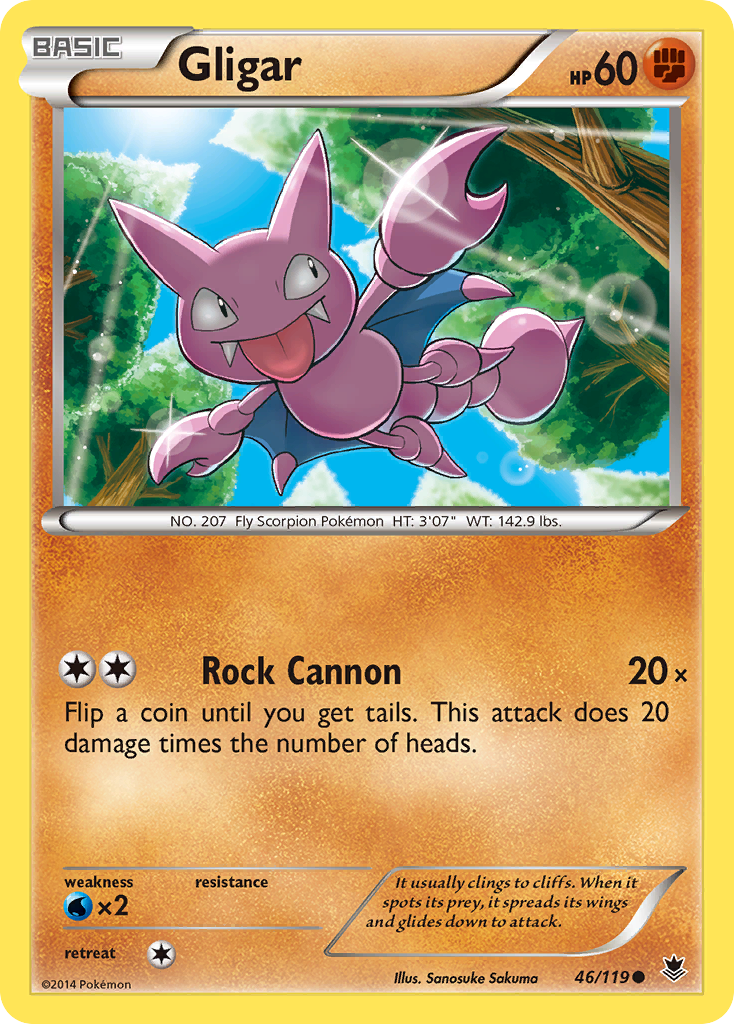 Gligar (46/119) [XY: Phantom Forces] | Eastridge Sports Cards & Games