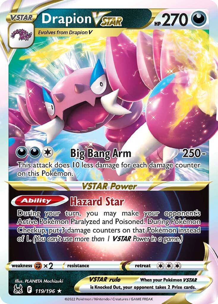 Drapion VSTAR (119/196) [Sword & Shield: Lost Origin] | Eastridge Sports Cards & Games