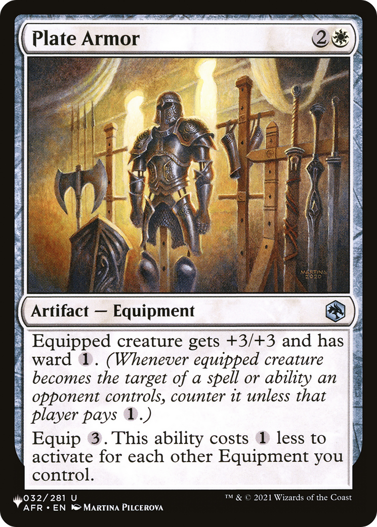 Plate Armor [The List] | Eastridge Sports Cards & Games