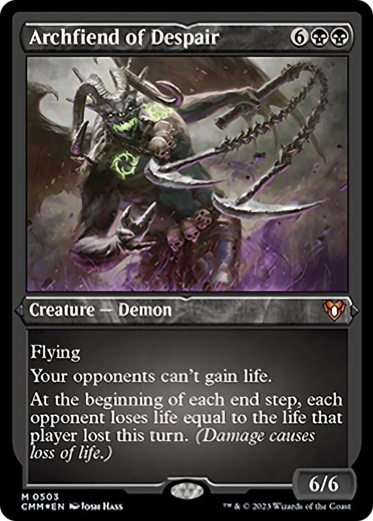 Archfiend of Despair (Foil Etched) [Commander Masters] | Eastridge Sports Cards & Games