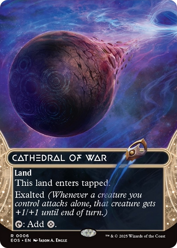 Cathedral of War (0006) (Borderless) [Edge of Eternities: Stellar Sights] | Eastridge Sports Cards & Games