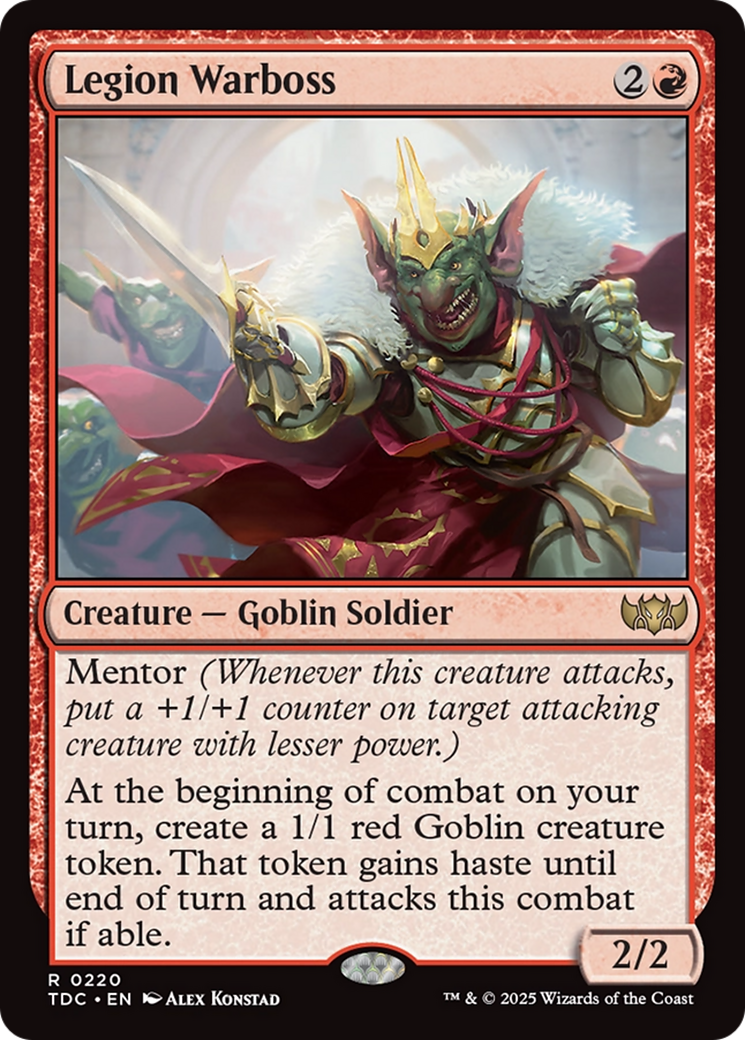 Legion Warboss [Tarkir: Dragonstorm Commander] | Eastridge Sports Cards & Games