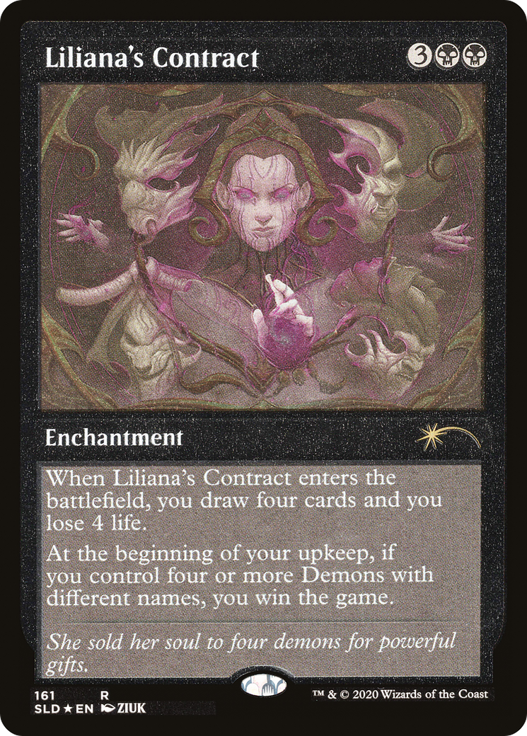 Liliana's Contract (Foil Etched) [Secret Lair Drop Series] | Eastridge Sports Cards & Games