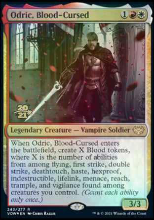 Odric, Blood-Cursed [Innistrad: Crimson Vow Prerelease Promos] | Eastridge Sports Cards & Games