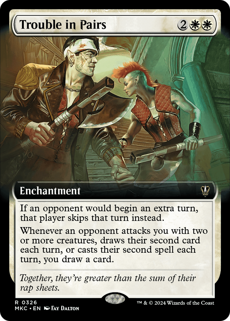 Trouble in Pairs (Extended Art) [Murders at Karlov Manor Commander] | Eastridge Sports Cards & Games