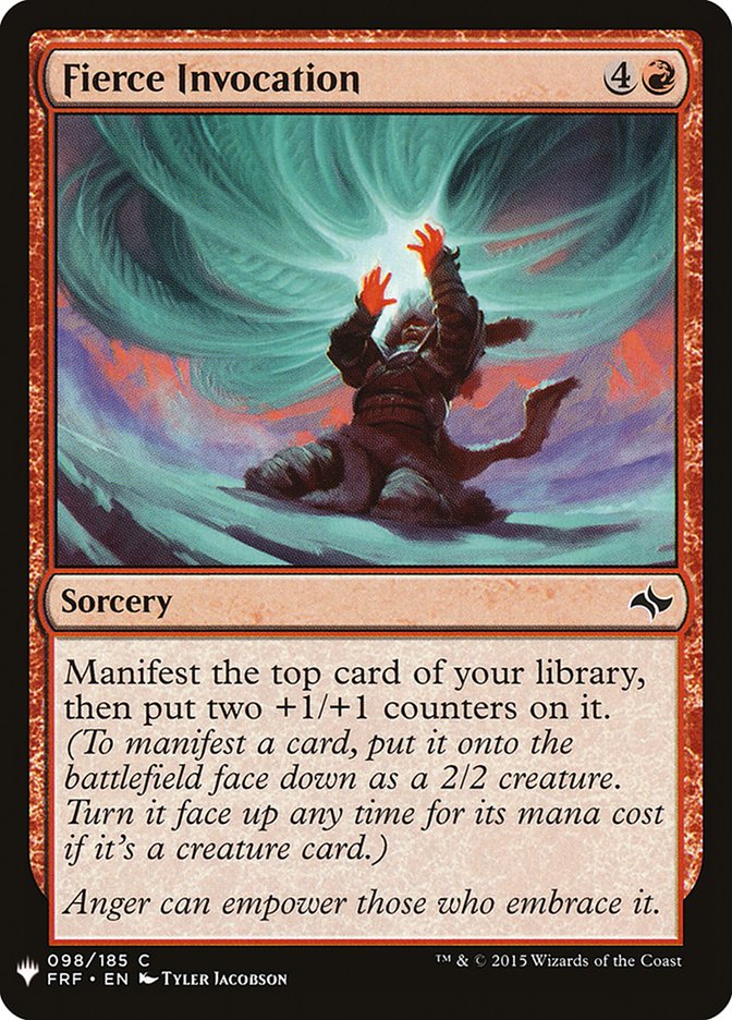 Fierce Invocation [Mystery Booster] | Eastridge Sports Cards & Games