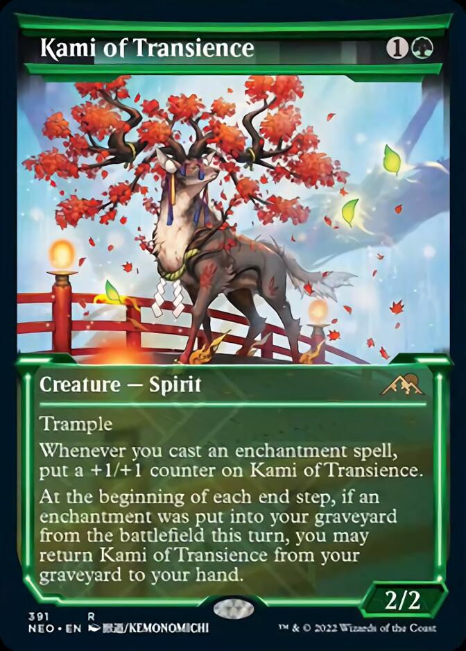 Kami of Transience (Showcase Soft Glow) [Kamigawa: Neon Dynasty] | Eastridge Sports Cards & Games