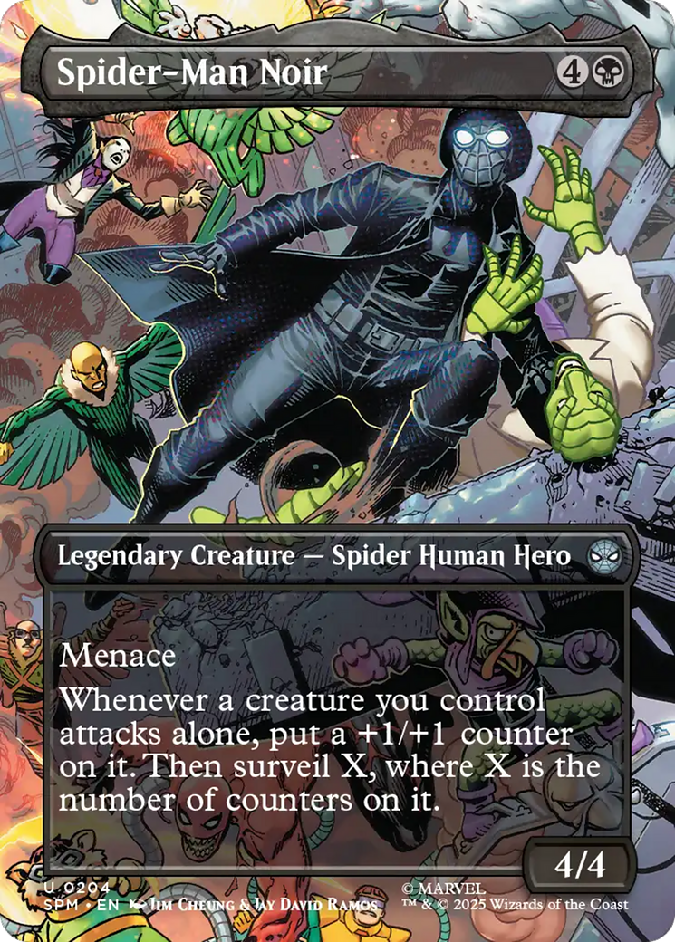 Spider-Man Noir (Borderless) [Marvel's Spider-Man] | Eastridge Sports Cards & Games