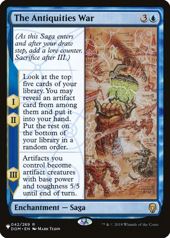 The Antiquities War [The List] | Eastridge Sports Cards & Games