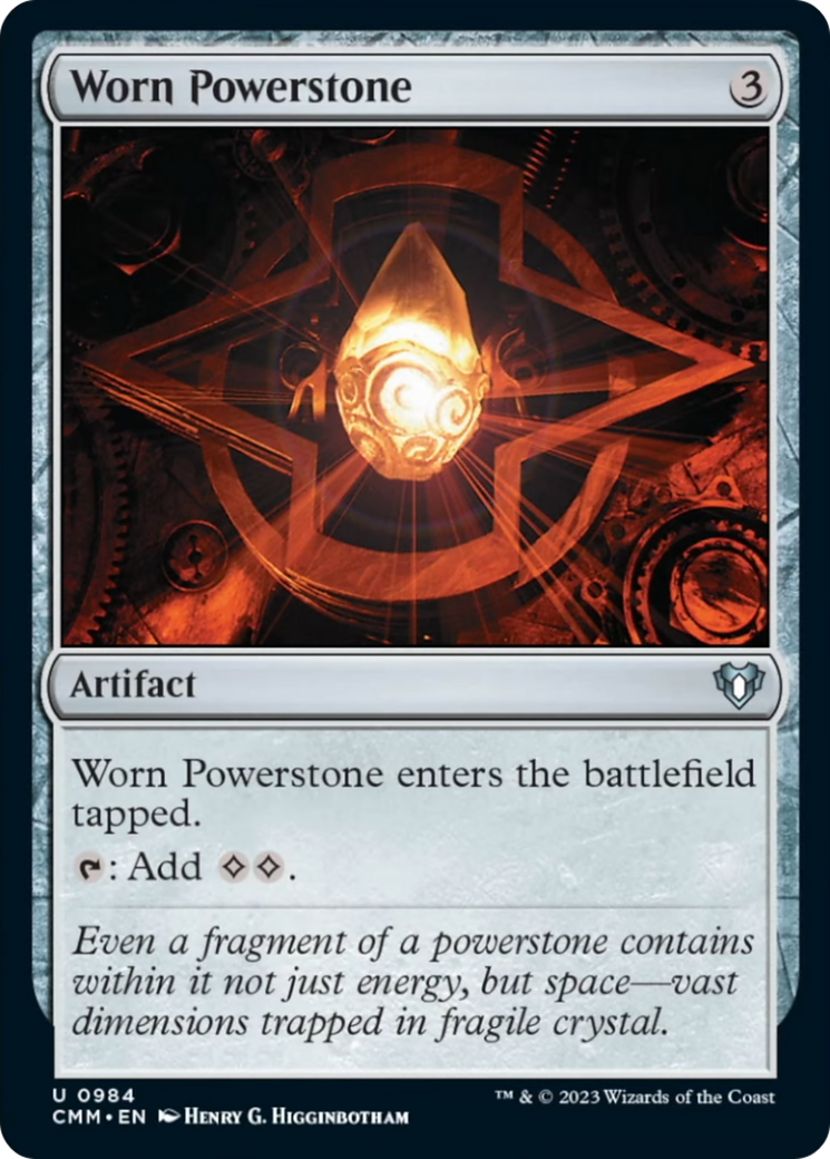 Worn Powerstone [Commander Masters] | Eastridge Sports Cards & Games