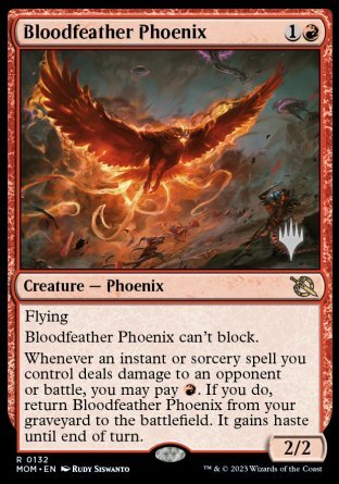 Bloodfeather Phoenix (Promo Pack) [March of the Machine Promos] | Eastridge Sports Cards & Games