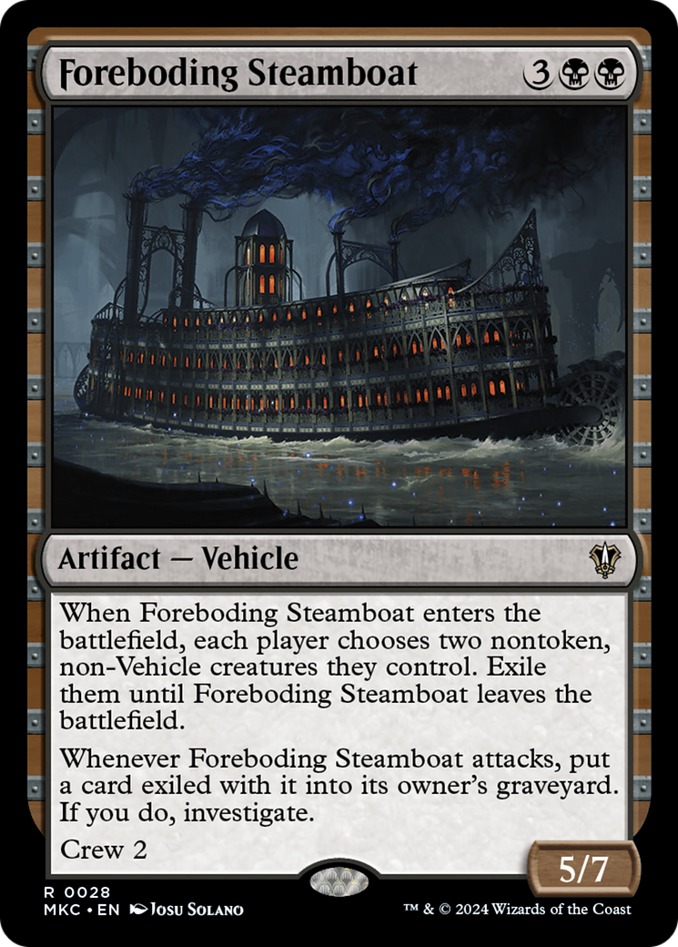 Foreboding Steamboat [Murders at Karlov Manor Commander] | Eastridge Sports Cards & Games