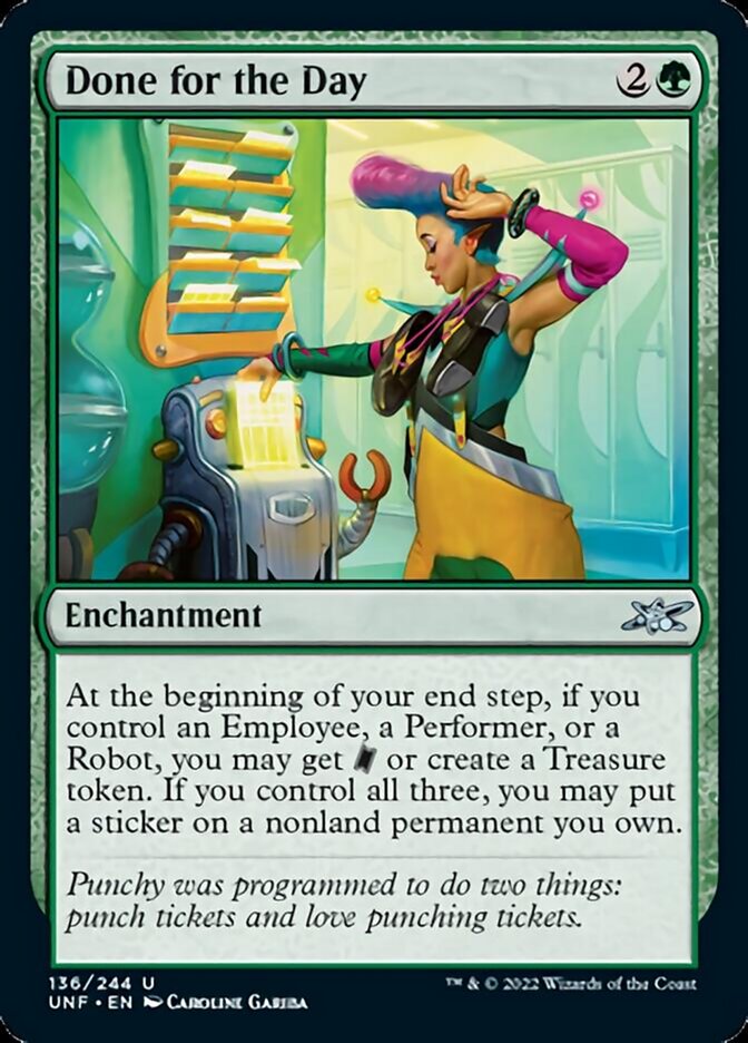 Done for the Day [Unfinity] | Eastridge Sports Cards & Games