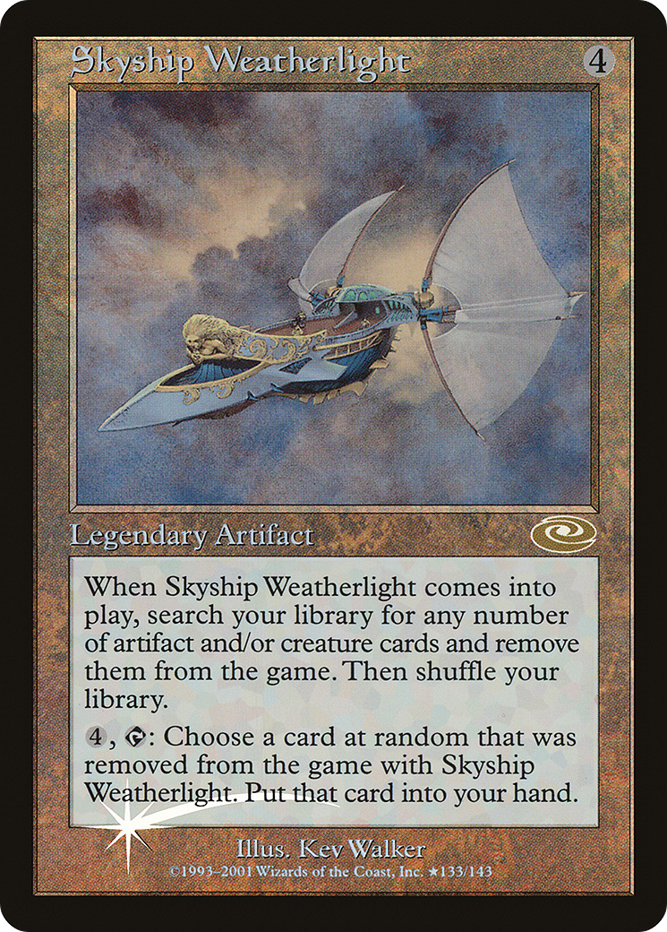 Skyship Weatherlight (Alt. Art Foil) (PLS-133★) - Planeshift