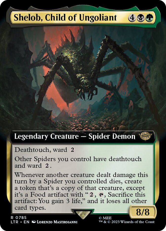 Shelob, Child of Ungoliant (Extended Art) (Surge Foil) [The Lord of the Rings: Tales of Middle-Earth] | Eastridge Sports Cards & Games