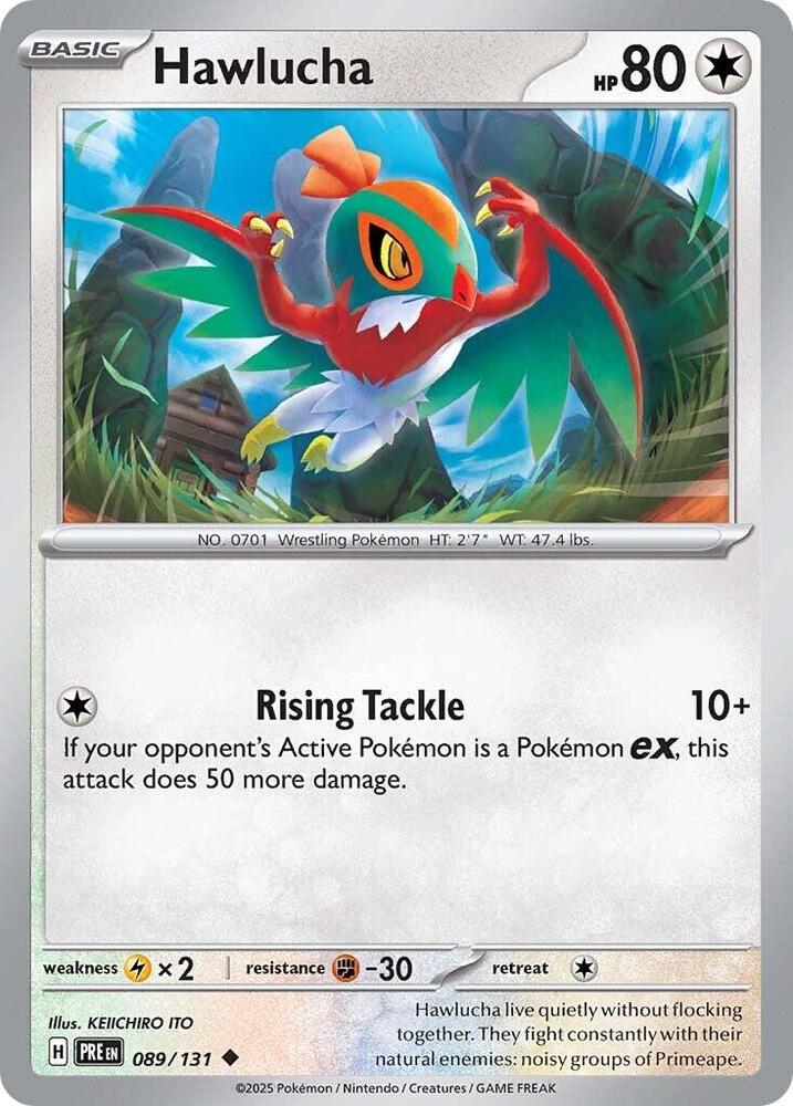 Hawlucha (089/131) [Scarlet & Violet: Prismatic Evolutions] | Eastridge Sports Cards & Games