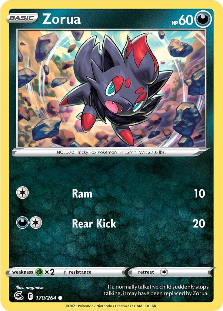 Zorua (170/264) [Sword & Shield: Fusion Strike] | Eastridge Sports Cards & Games