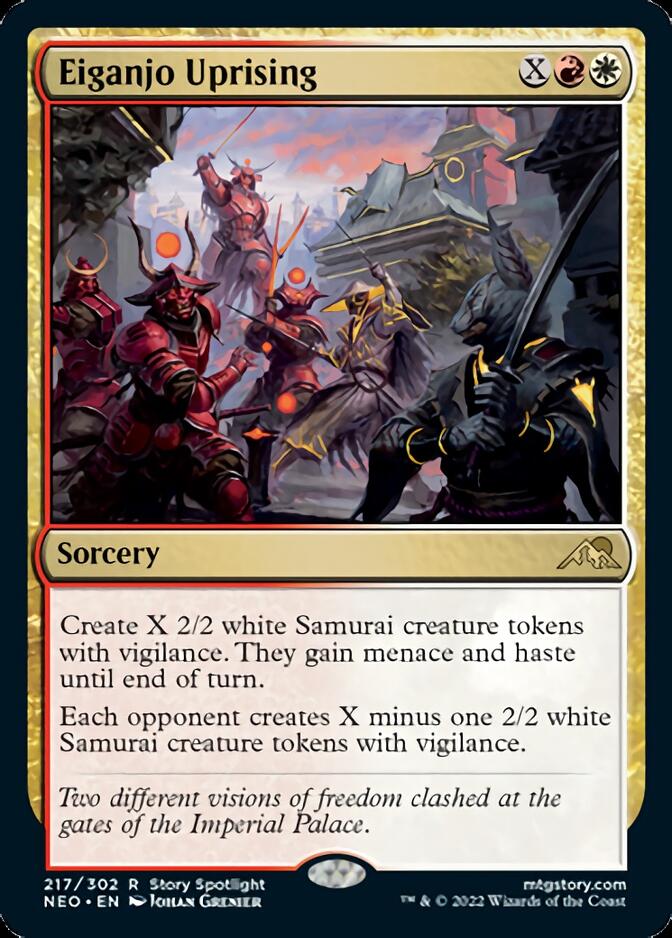 Eiganjo Uprising [Kamigawa: Neon Dynasty] | Eastridge Sports Cards & Games