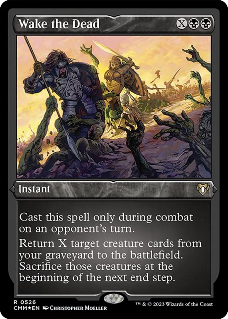 Wake the Dead (Foil Etched) [Commander Masters] | Eastridge Sports Cards & Games