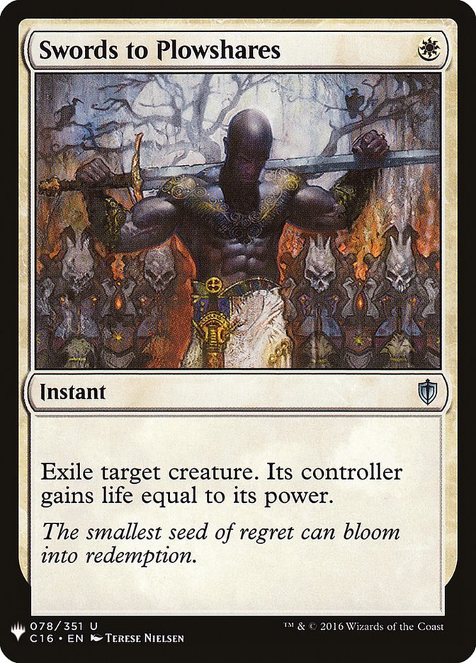 Swords to Plowshares [Mystery Booster] | Eastridge Sports Cards & Games