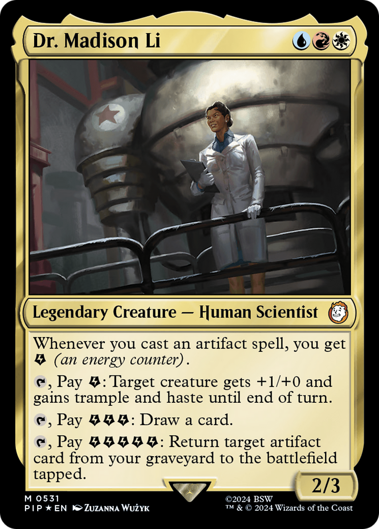 Dr. Madison Li (Surge Foil) [Fallout] | Eastridge Sports Cards & Games