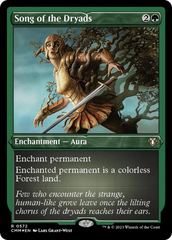 Song of the Dryads (Foil Etched) [Commander Masters] | Eastridge Sports Cards & Games