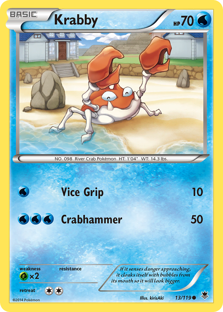 Krabby (13/119) [XY: Phantom Forces] | Eastridge Sports Cards & Games
