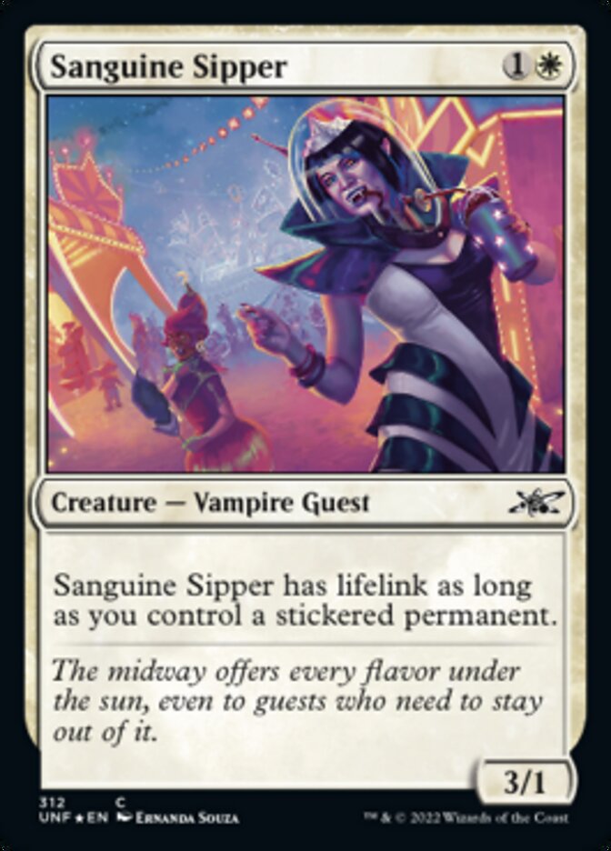 Sanguine Sipper (Galaxy Foil) [Unfinity] | Eastridge Sports Cards & Games