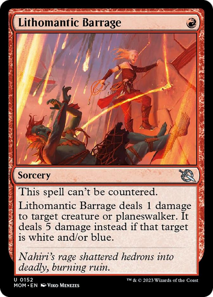 Lithomantic Barrage [March of the Machine] | Eastridge Sports Cards & Games