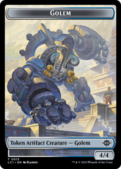 Gnome // Golem Double-Sided Token [The Lost Caverns of Ixalan Tokens] | Eastridge Sports Cards & Games