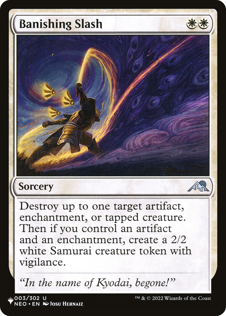 Banishing Slash [The List] | Eastridge Sports Cards & Games