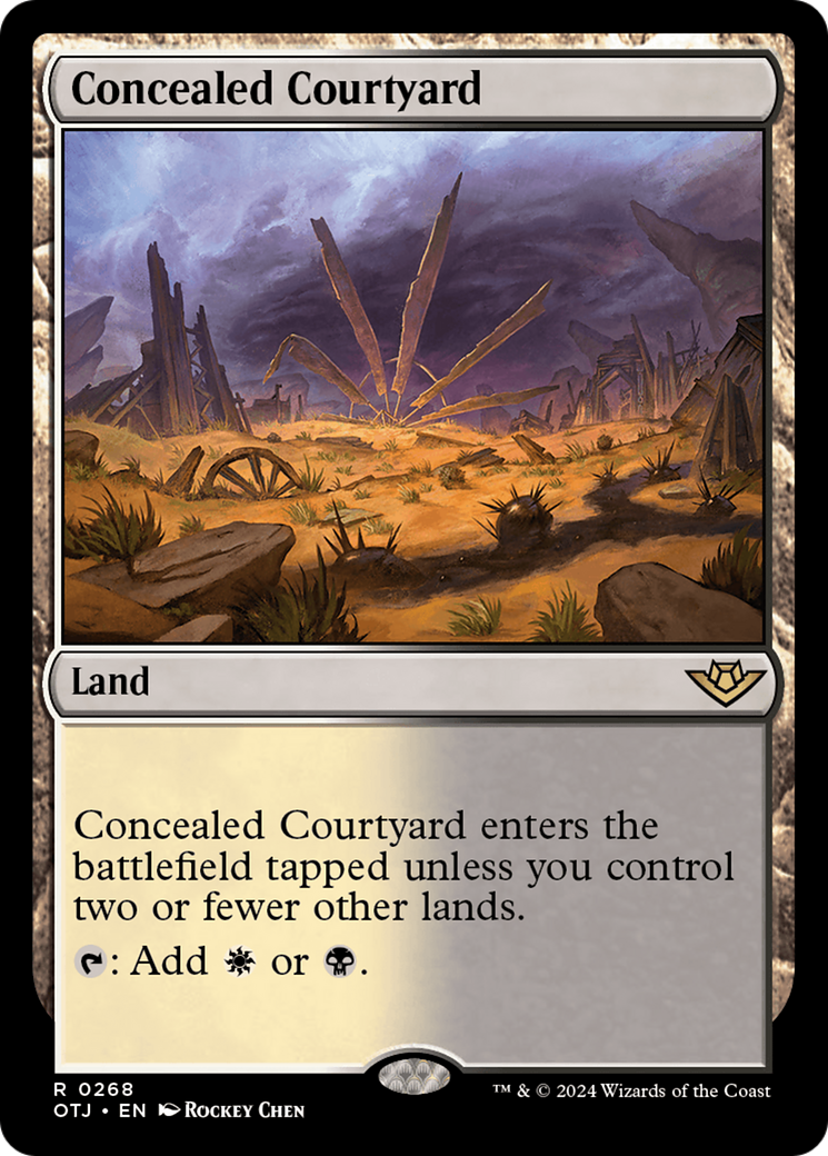 Concealed Courtyard [Outlaws of Thunder Junction] | Eastridge Sports Cards & Games