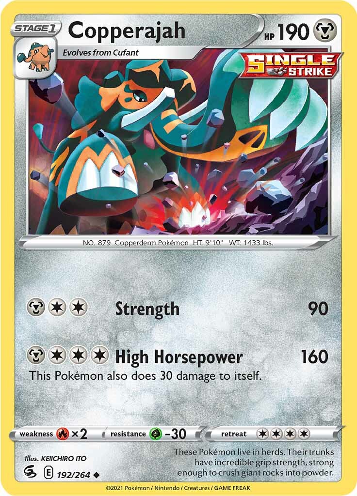 Copperajah (192/264) [Sword & Shield: Fusion Strike] | Eastridge Sports Cards & Games